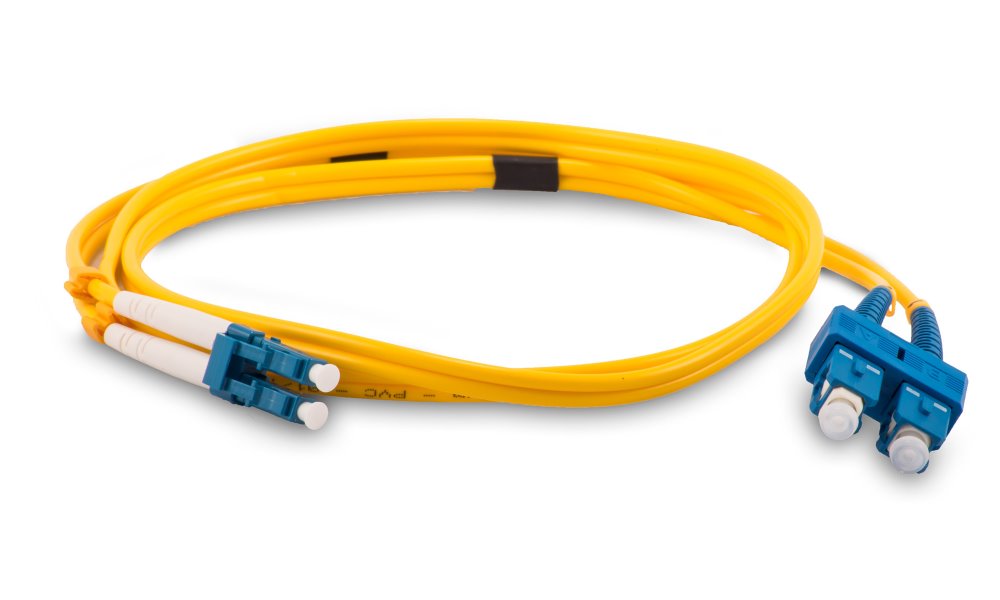 DATACOM optický patchcord LC-SC 50/125 MM 15m duplex, OM3 55571