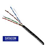 DATACOM OUTDOOR UTP drát CAT5E PE,Fca 100m černý 13861