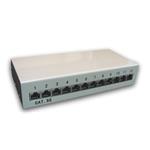 DATACOM Patch box STP 12 port CAT5E DUAL GY hor.zářez / VL 3252