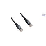 DATACOM Patch cord UTP CAT5E 1,5m černý