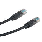 DATACOM Patch kabel UTP CAT5E 0,25m černý