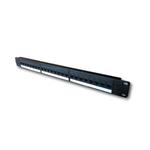 DATACOM Patch panel 19" UTP 24 port CAT5E DUAL 1U BK (24x1k) / VL 3031