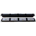 DATACOM Patch panel 24x RJ-45,Cat5e UTP,1U, 19" Dual 3001