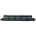 DATACOM Patch panel ISDN 25p.1U Integrovaný BLACK, 19" 3500