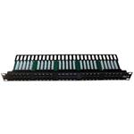 DATACOM Patch panel ISDN 50p.1U Integrovaný BLACK, 19" 3501