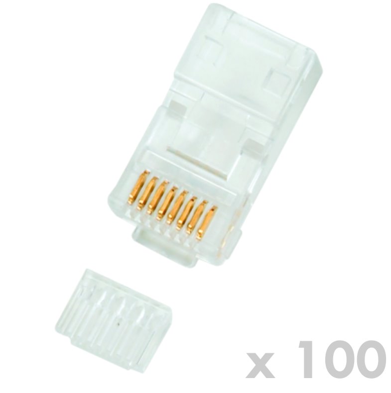 DATACOM Plug UTP CAT6 8p8c- RJ45 drát - 100 pack 4130