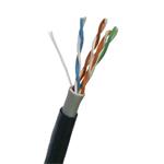 DATACOM UTP drát CAT5E PVC+PE,Fca 305m cívka černý 2-OUTDOOR 1104