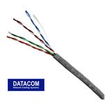 DATACOM UTP lanko CAT5E PVC 305m box šedý 1150