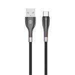 Datový kabel Forever Sleek USB/USB-C 1m 3A černý GSM171007