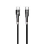 Datový kabel Forever USB-C/USB-C 1m 60W černý GSM171009