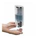 Dávkovač Compactor UNO mýdla / šampónu na zeď, chrom plast, 360 ml RAN6014