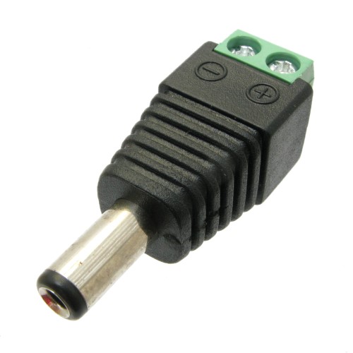 DCSV21 DC napájecí konektor 2.1mm se svorkovnicí