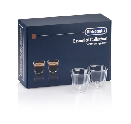 De Longhi Poháre na kávu - Essential Collection sada 6ks 90ml DLSC300