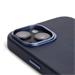 Decoded kryt Leather Backcover MagSafe pre iPhone 14 - Navy D23IPO14BC1NY