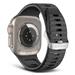 Decoded remienok Sports Silicone Ultra Traction Strap pre Apple Watch 44-49mm - Graphene Black D24AWS49UTS1GE