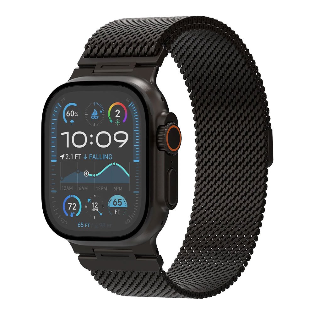 Decoded remienok Stainless Steel Traction Strap pre Apple Watch Ultra - Black D25AWS49TCS1TMBK