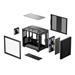 DEEPCOOL Case CG330 MESH 3F, mATX, Průhledná bočnice, 1x120mm ARGB, 2x140mm ARGB, černá R-CG330MESH-BKANM3-G