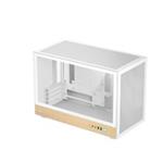 DEEPCOOL Case CH260 WOOD WH, mATX, Průhledná bočnice, bílo-dřevěná R-CH260-WHNWM0-G-1