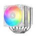 DEEPCOOL CPU Chladič AG620 G2 WH ARGB, 2x120mm, ARGB, LGA1851, AM5, bílá R-AG620-WHAMMG2-G