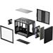 DEEPCOOL skříň CG330 MESH 3F microATX / 3x120 mm ARGB fan / USB 3.0 / 2×USB 2.0/ mesh panel / čern R-CG330MESH-BKANM3-G3