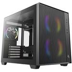 DEEPCOOL skříň CG330 MESH 3F microATX / 3x120 mm ARGB fan / USB 3.0 / 2×USB 2.0/ mesh panel / čern R-CG330MESH-BKANM3-G3