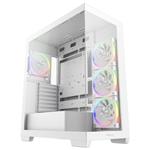 DEEPCOOL skříň CG580 4F V2 / ATX / 4x120mm ARGB fans / 2xUSB 3.0 / panoramatická / tvrzené sklo / bíl R-CG580-WHADA4-G-2