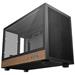 DEEPCOOL skříň CH260 WOOD / microATX / 2xUSB 3.0 / USB-C / tvrzené sklo / černá s dřevěnými prvky R-CH260-BKNWM0-G-1