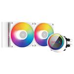 DEEPCOOL vodní chladič Gammaxx L240 A-RGB WH / 2x120mm fan / ARGB / Intel i AMD / bílý DP-H12CF-GL240-ARGB-WH