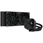 DEEPCOOL vodní chladič LS520S Zero Dark / 2x120 mm fan / Intel i AMD / komplet černý R-LS520-BKNNMM-G-1