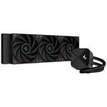 DEEPCOOL vodní chladič LS720S Zero Dark / 3x120 mm fan / Intel i AMD / komplet černý R-LS720S-BKNNMM-G-1