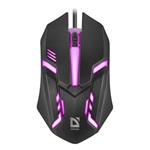 Defender Myš Cyber MB-560L, 1200DPI, optická, 3tl., 1 koliesko, drôtová USB, čierna, herná, podsvie 52560