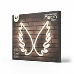 Dekorativní PLEXI LED neon Křídla bílá RTV100448
