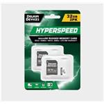 Delkin microSDHC Trail Cam Hyperspeed R100/W75 (V30) 32GB (2-pack) DMSDHS-2X32