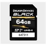 Delkin SDXC BLACK Rugged UHS-II R300/W250 (V90) 64GB (new) DSDBV9064BX