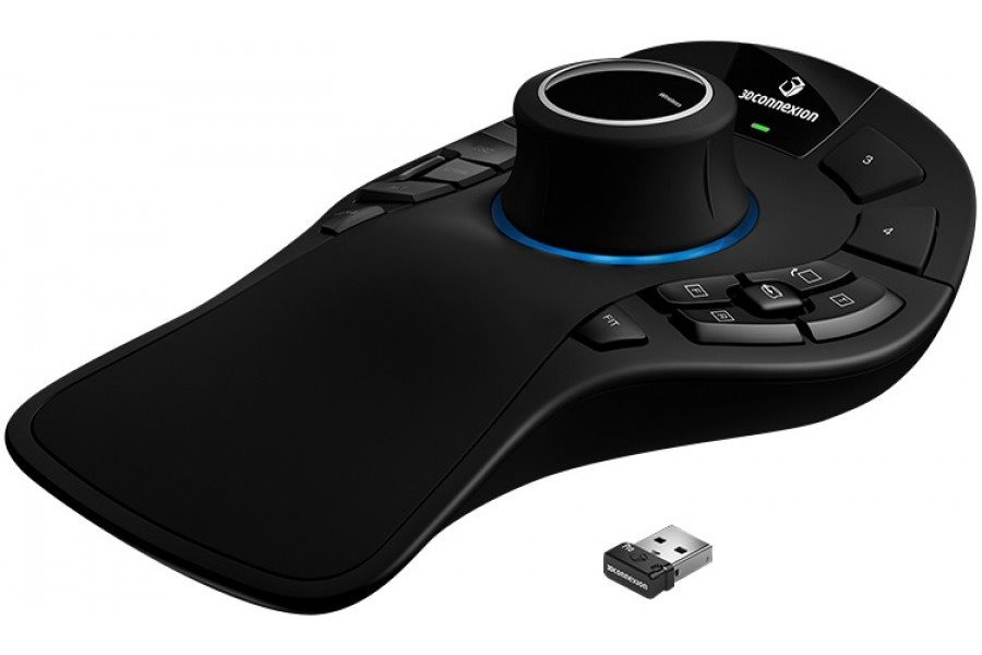 DELL 3Dconnexion SpaceMouse Pro Wireless/ 3D myš/ optická/ 15 tlačítek/ bezdrátová A8022401