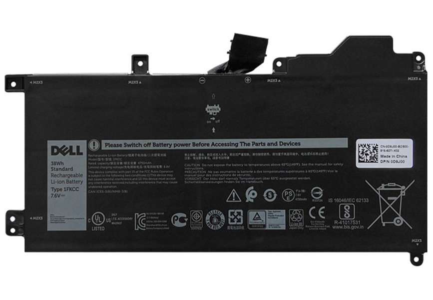 DELL baterie 2-článková 38Wh Li-Ion pro Latitude 7200 2v1, 7210 2v1 451-BCLQ