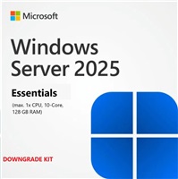 DELL_CAL Microsoft_Windows Server 2025 EssentialsNo MediaWS2019 Ess Downgrade w/DVD MediaMulti Lang Customer Ki 634-CVDZ