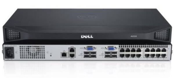 Dell DAV2216-G01 16-port analog, upgradeable to digitalKVM switch: 2 local users, 1 power supply