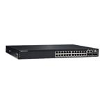 Dell EMC PowerSwitch N3224T, N3224T-ON 24x1G RJ-45 4x10G SFP+ 2x100G QSFP28 1xAC PSU IO/PS OS6 210-ASPF