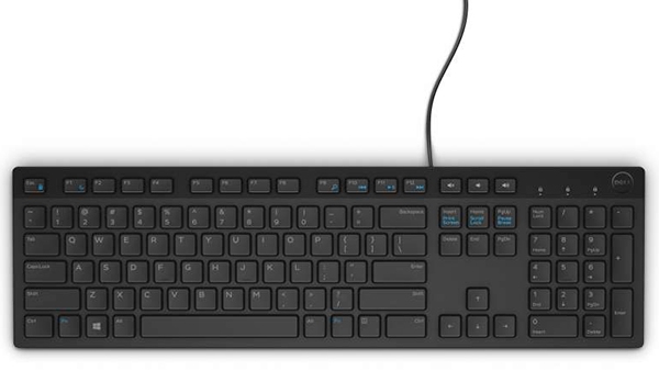 Dell KB216 - Klávesnice - USB - Czech (QWERTY) - černá - pro Inspiron 17R 57XX; Latitude D630; Opti 580-ADGP