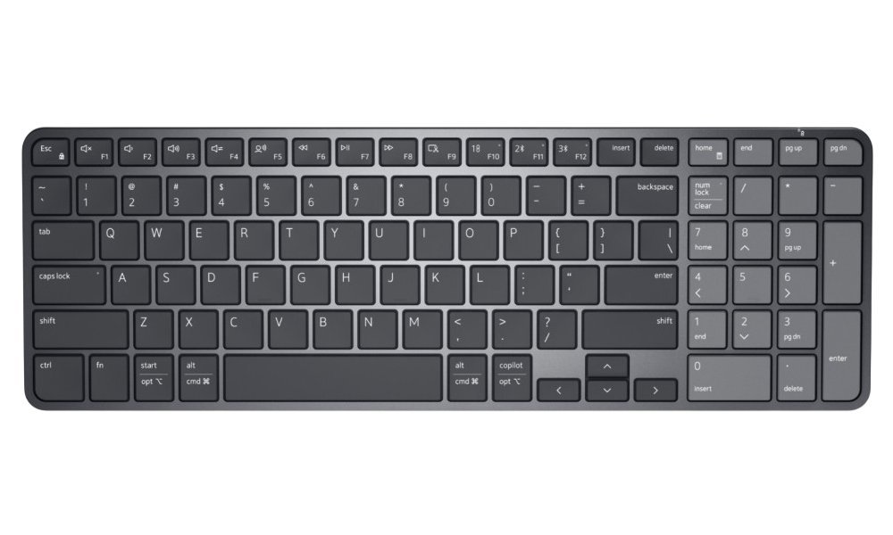 DELL KB746 nabíjecí bezdrátová klávesnice GER/ německá/ QWERTZ 580-BDVM