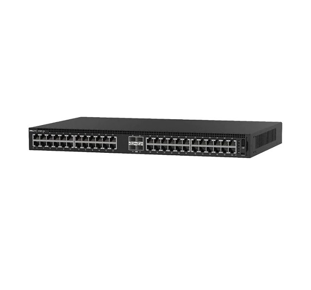 Dell Networking N1148P 48x 10/100/1000Mbps half/full duplex ports, 4x SFP/SFP+ 1/10GbE ports, 24xPoE/PoE+ ports 210-AJIV