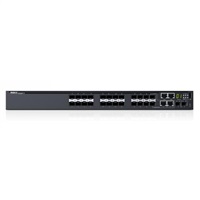 Dell Networking S3124F L3 24x 1GbE SFP 2xCombo 2x 10GbE SFP+ fixed ports Stacking IO to PSU air 1x AC PSU 210-AIMS