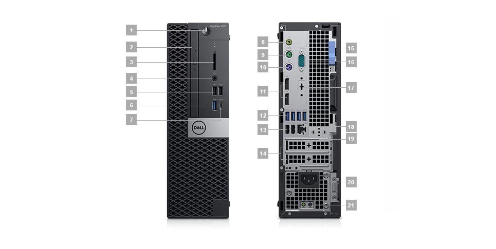 DELL OptiPlex SFF XE3/Core i5-8500/8GB/256GB/Intel HD/Win 10 Pro 64bit/3Yr PS NBD XE3-spec