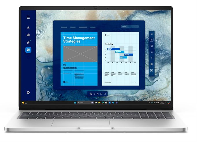 Dell Pro 16 PC16250 U5-235U 16GB 512GB SSD 16" FHD+ IR Cam & Mic FgrPr 3 Cell no AC WLAN Backlit Kb W11Pro 3Y Pro 0TDJC