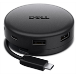 Dell Pro 7-in-1 USB-C Travel Hub - DA326 DA326-BK-EMEA