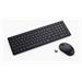 Dell Silent Wirelles Keyboard and Mouse KM555, 2,4GHz, Bluetooth 5.1 - QWERTY - US INT - Black 580-BBVV