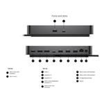DELL WD25/ dokovací stanice/ USB-C/ Docking Station/ 130W/ 3Y Basic on-site 210-BRFQ