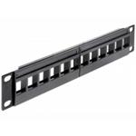 Delock 10" Keystone Patch Panel 12 Portů 43259