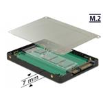 Delock 2.5” konvertor SATA 22 Pin > M.2 s pouzdrem 62792